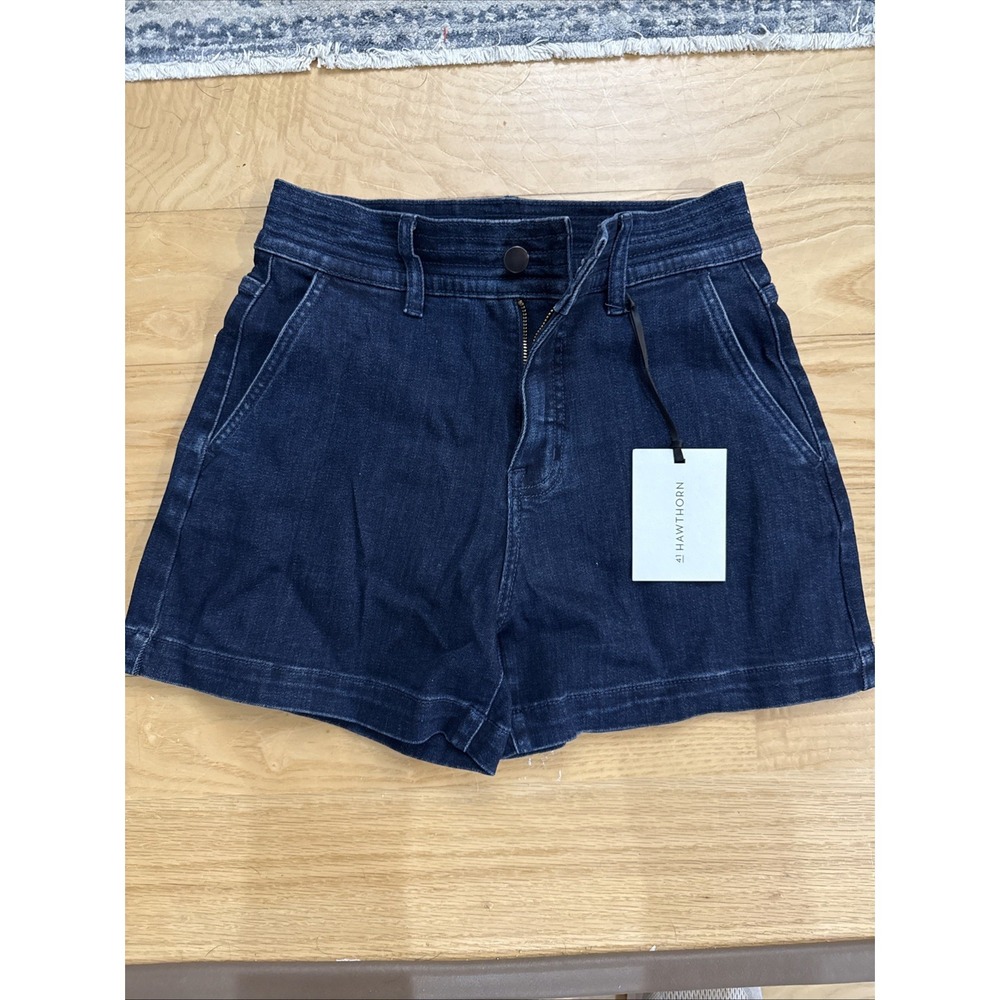 41 Hawthorn Catalina Dark Wash Jean Shorts Indigo Size 0
